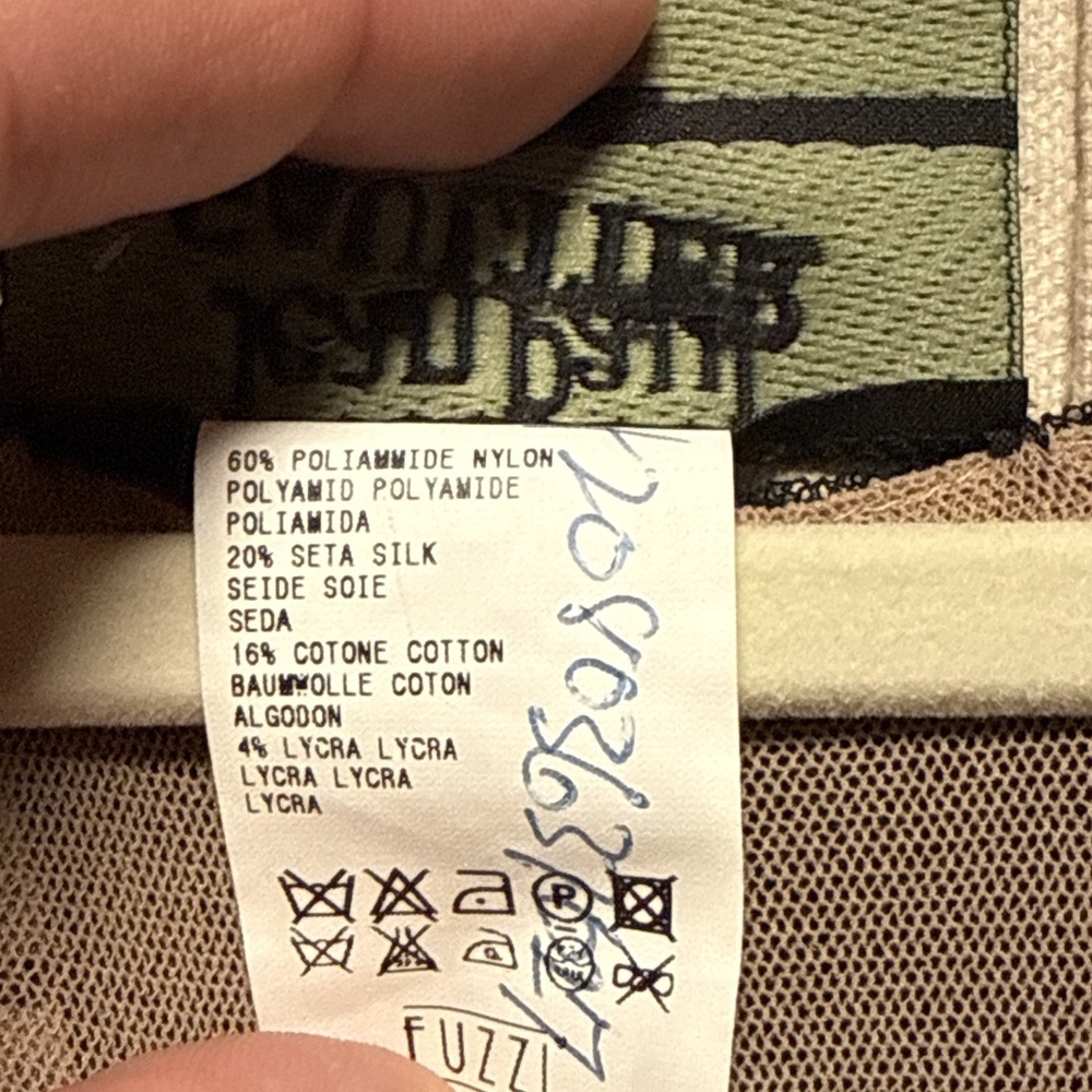 Jean Paul Gaultier Black and Gray Sheer Ribbon Tank Top - Picture 4 of 12